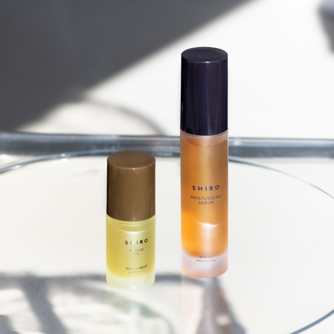 モイストスキンケアキット（がごめ昆布美容液＆カラハリメロンオイル）