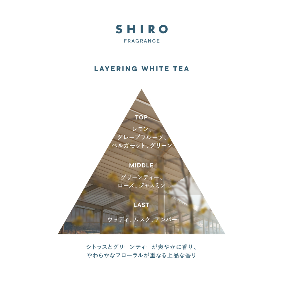 レイヤリング ホワイトティー オードパルファン