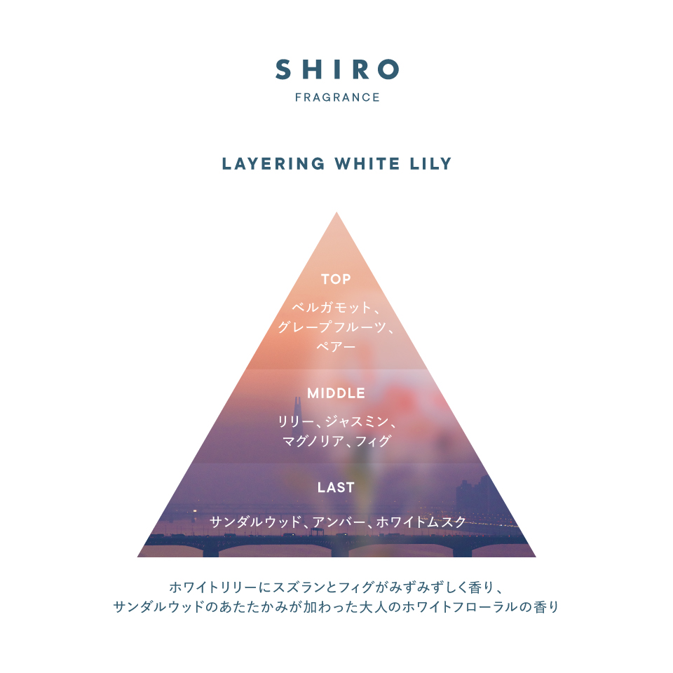 レイヤリング ホワイトリリー オードパルファン