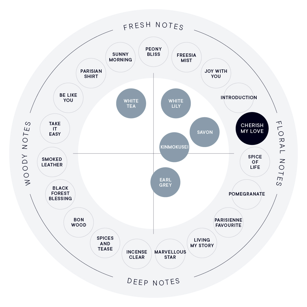 香りのイメージ図