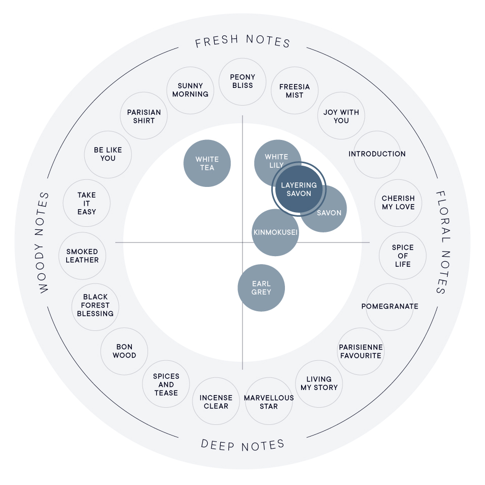 香りのイメージ図