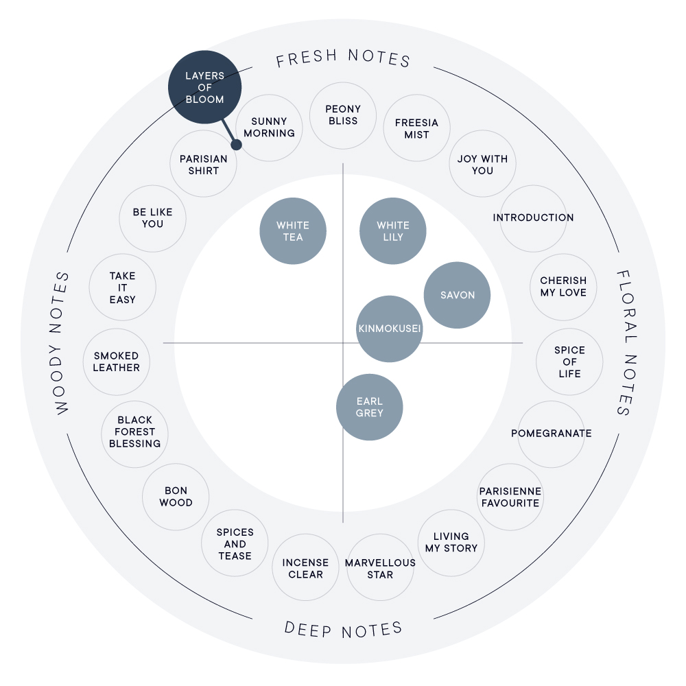 香りのイメージ図