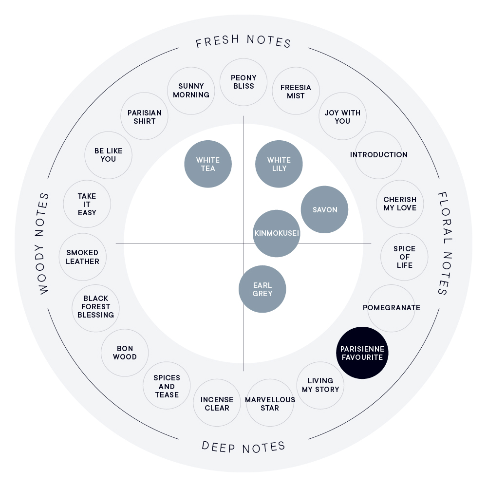香りのイメージ図