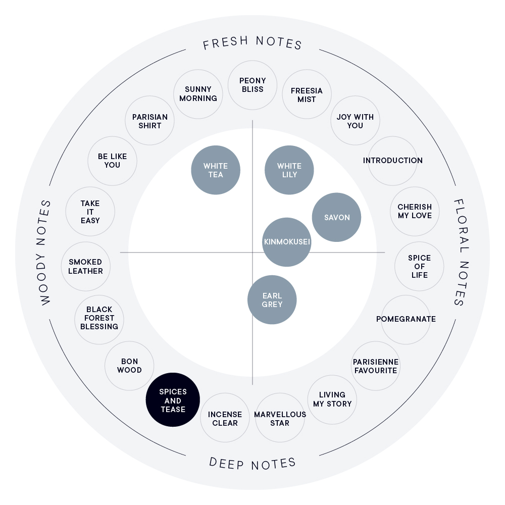 香りのイメージ図